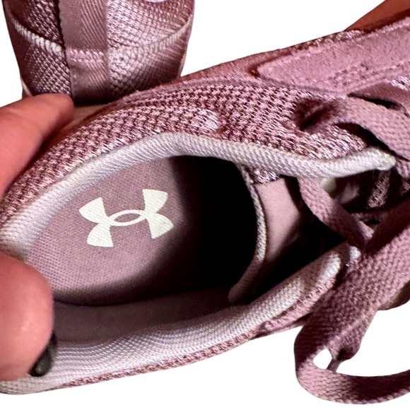 Under Armour Women's 10 Lilac Purple Athletic Running Shoes Sneakers - Picture 5 of 11